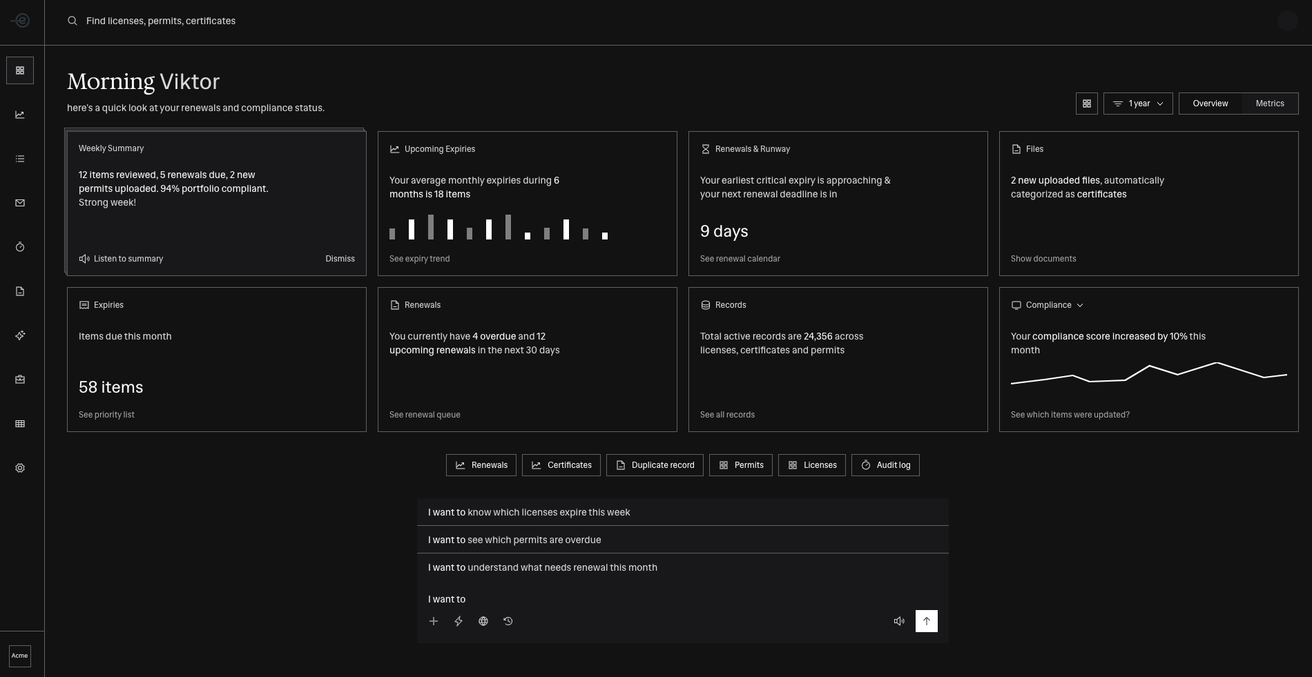 ExpiryScan dashboard preview