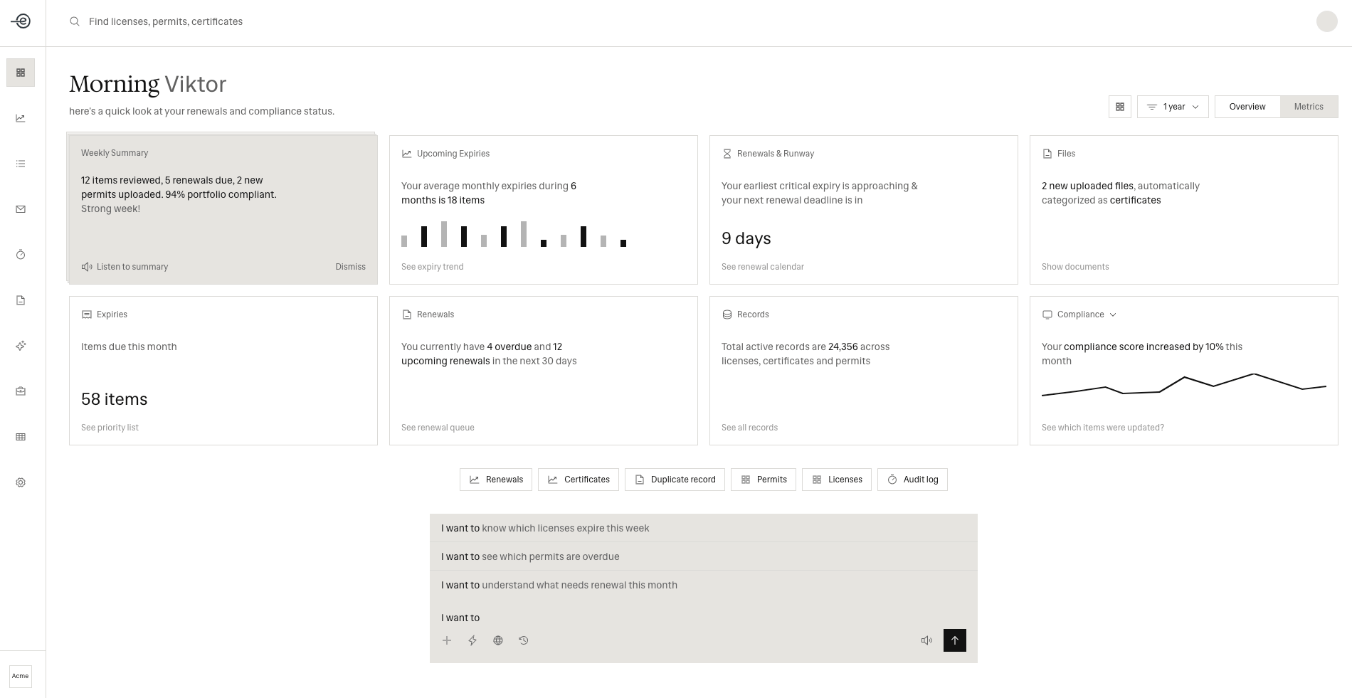 ExpiryScan dashboard preview